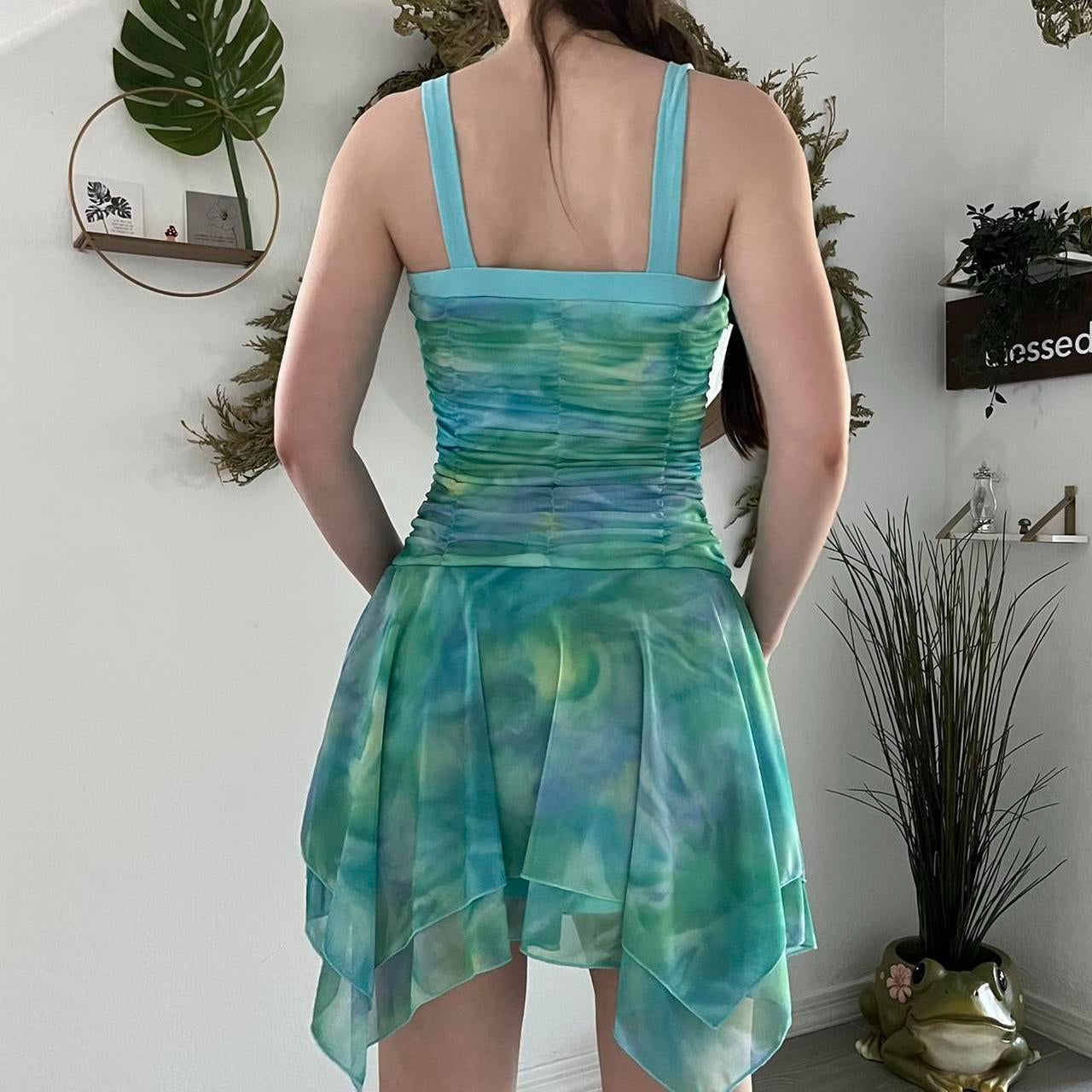 Whimsy in Watercolor Y2K Dress