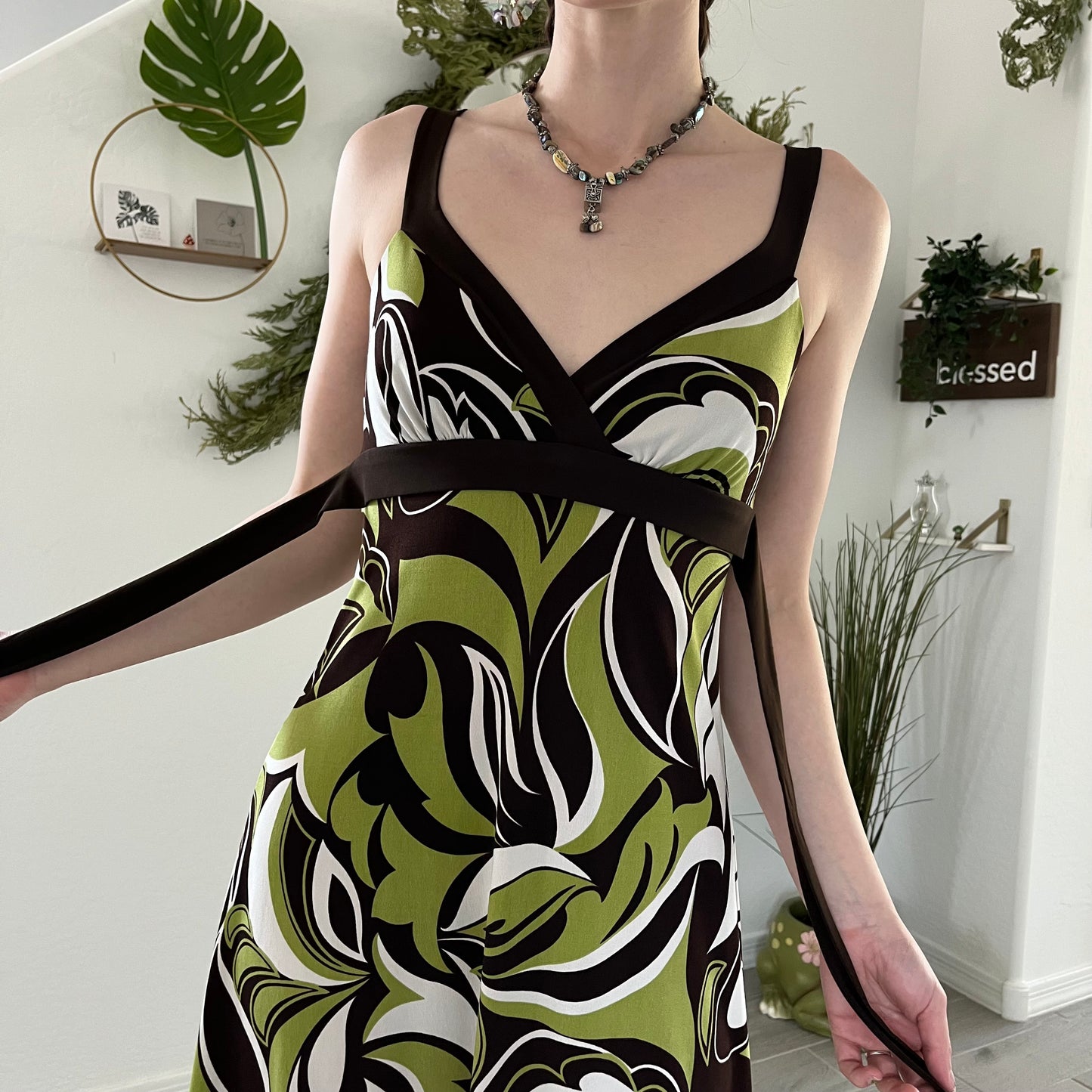 Olive Grove Y2K Dress