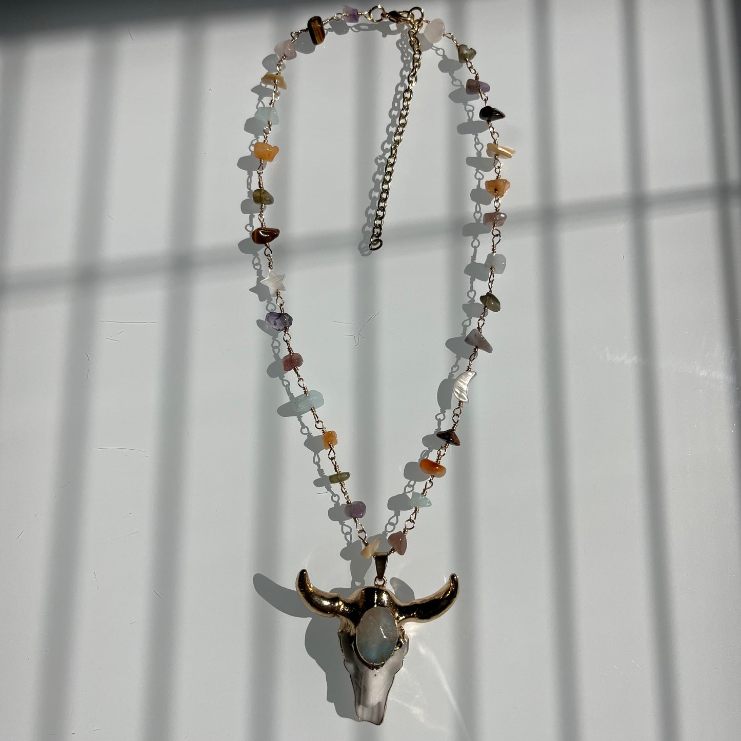 Boho Western Crystal Necklace