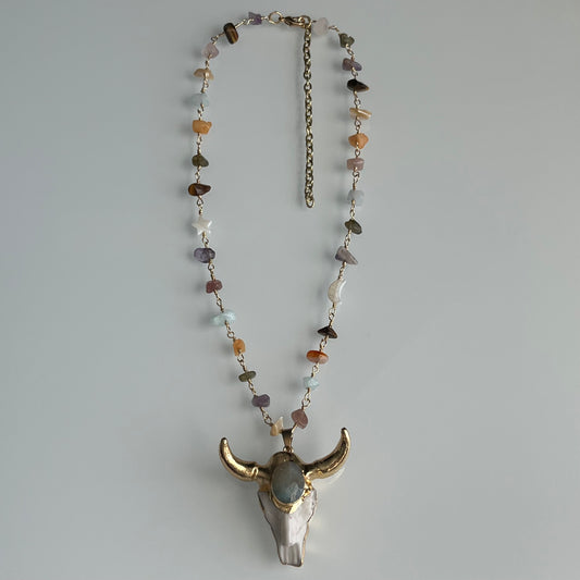 Boho Western Crystal Necklace