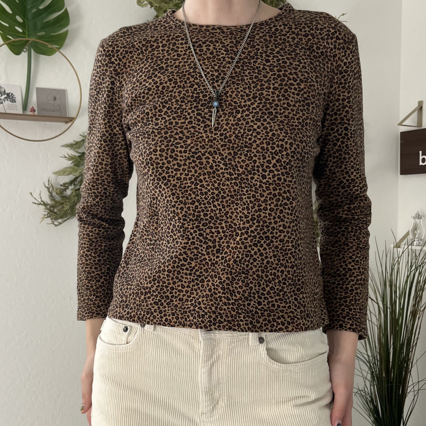 Chic Feline Long Sleeve Top