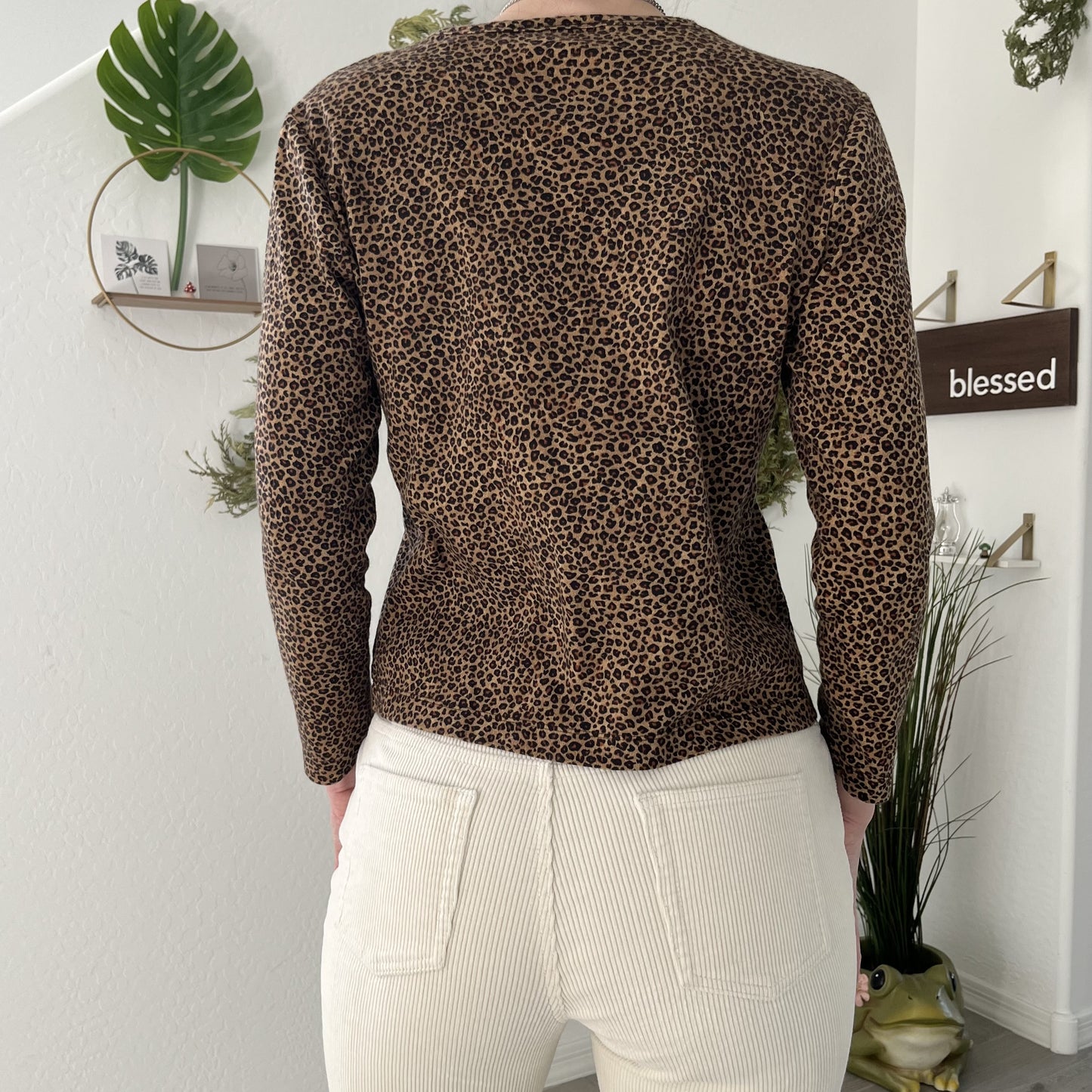 Chic Feline Long Sleeve Top