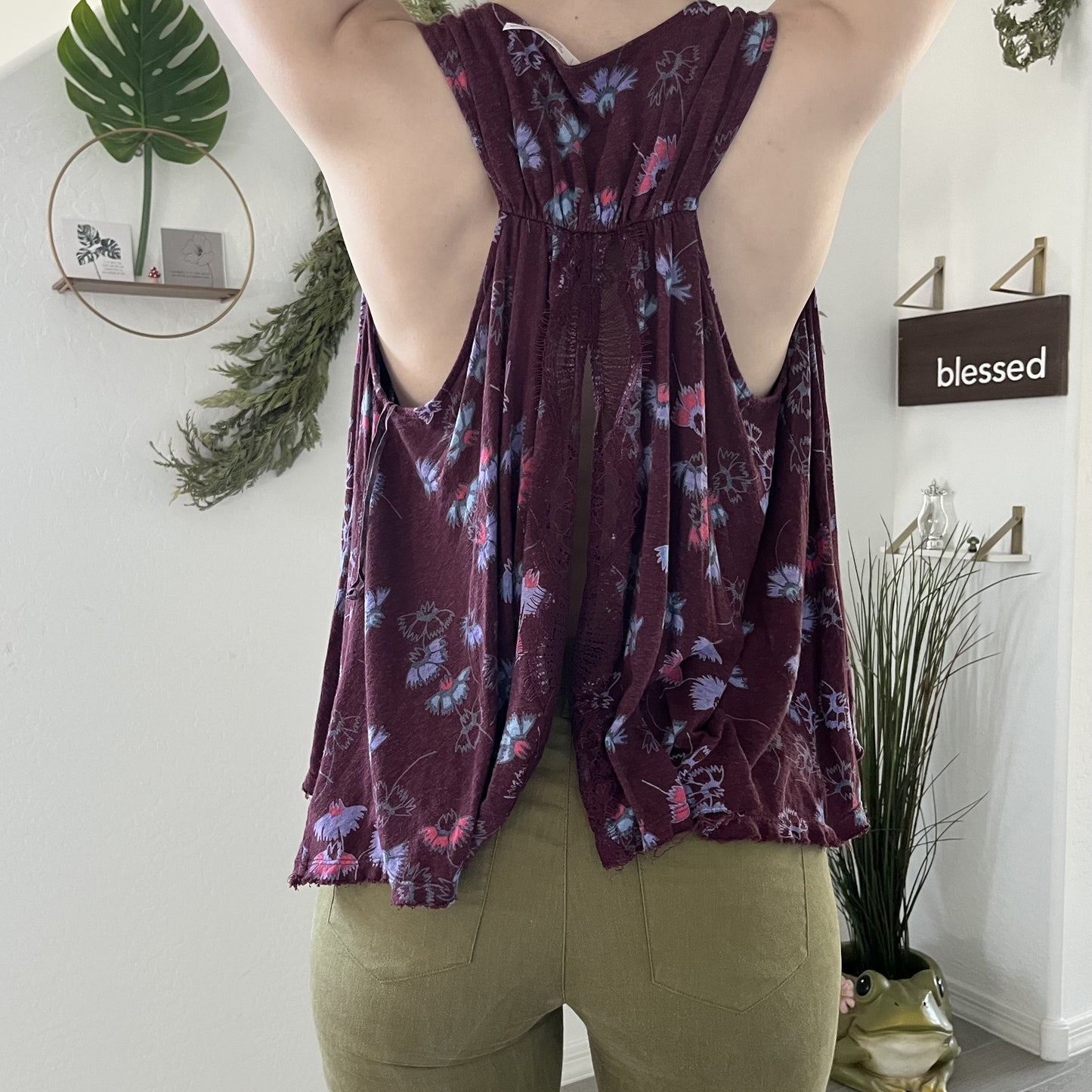 Free-Spirited Flower Lace Top