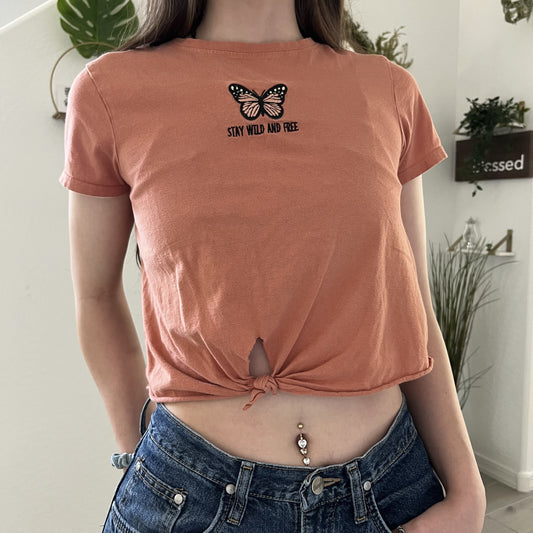 Wild and Free Butterfly Tee