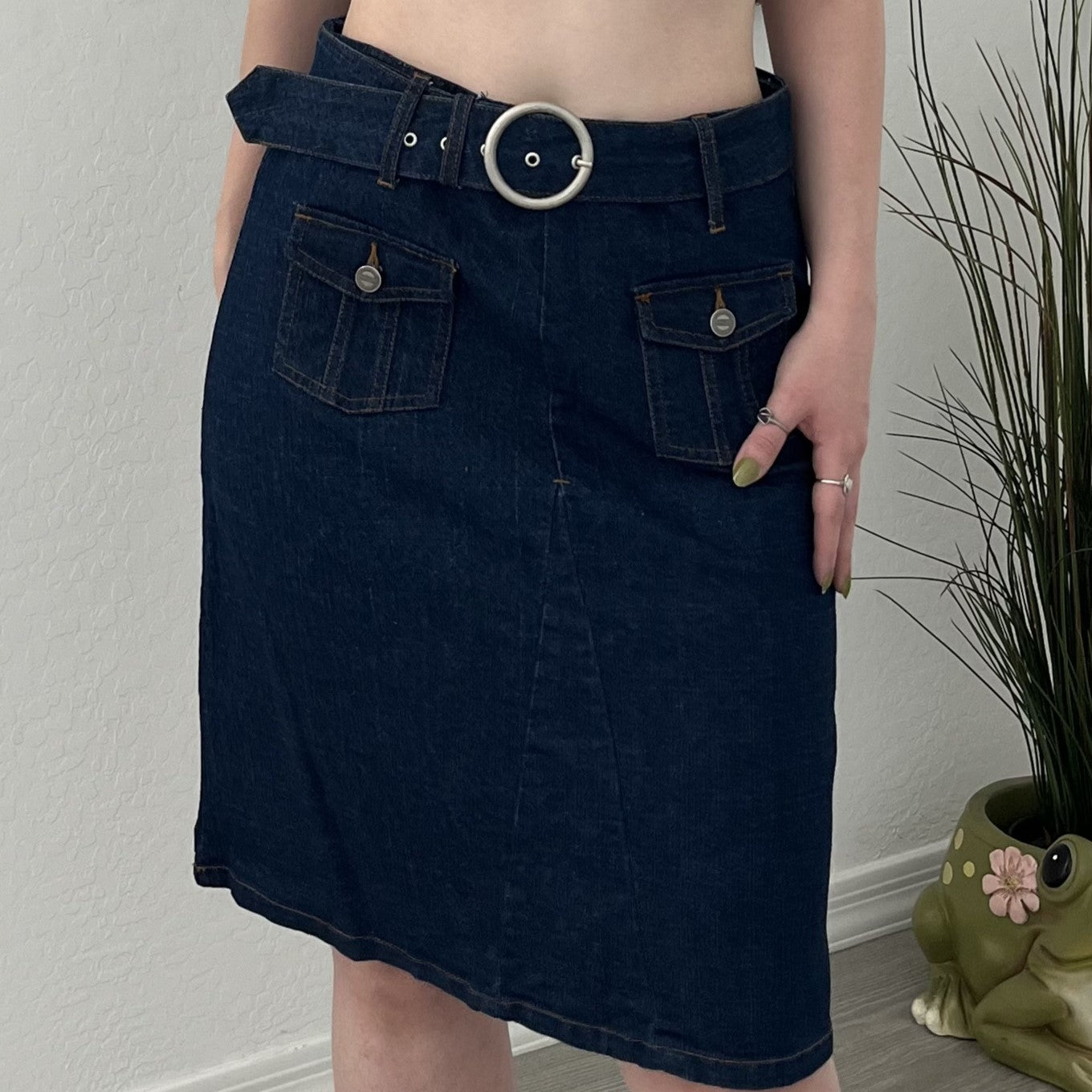 Flattering Y2K Denim Skirt