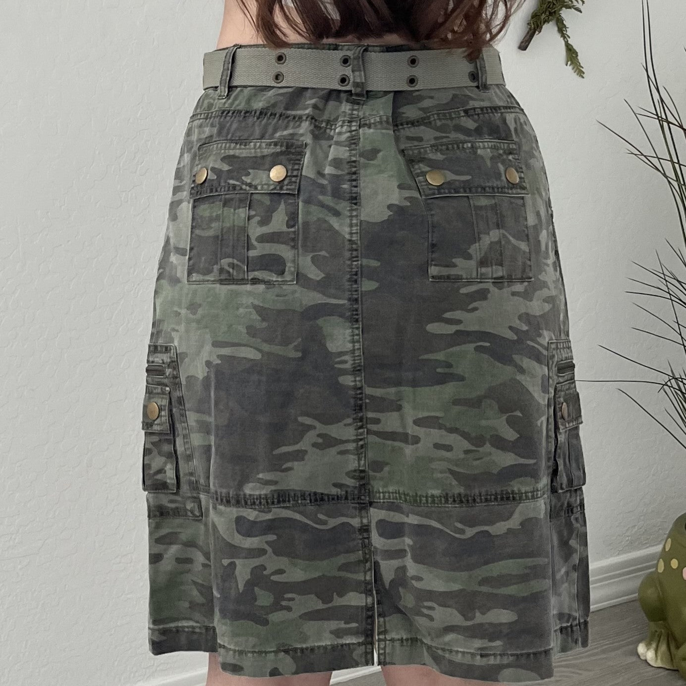 Y2K Camo Skirt