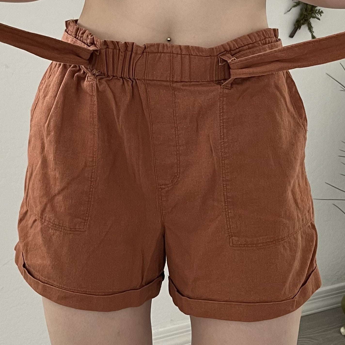 Granola Girl Linen Shorts