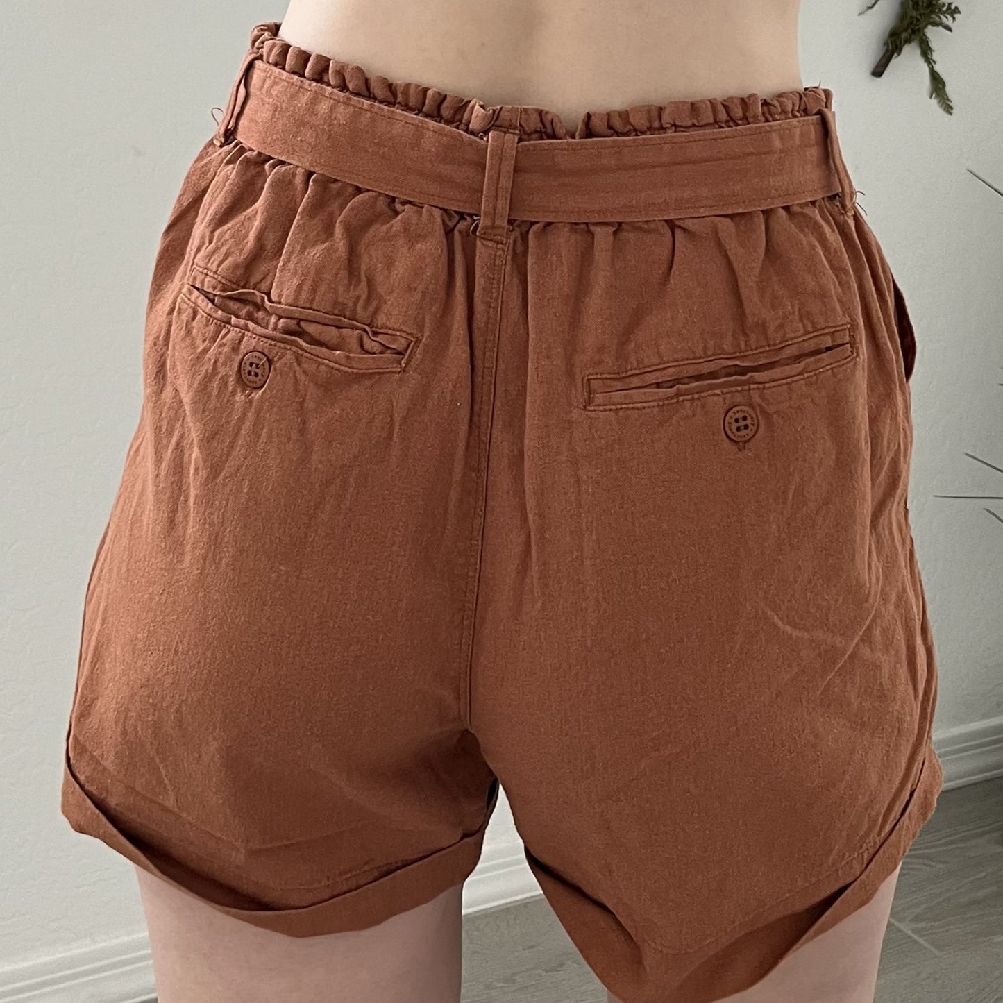 Granola Girl Linen Shorts