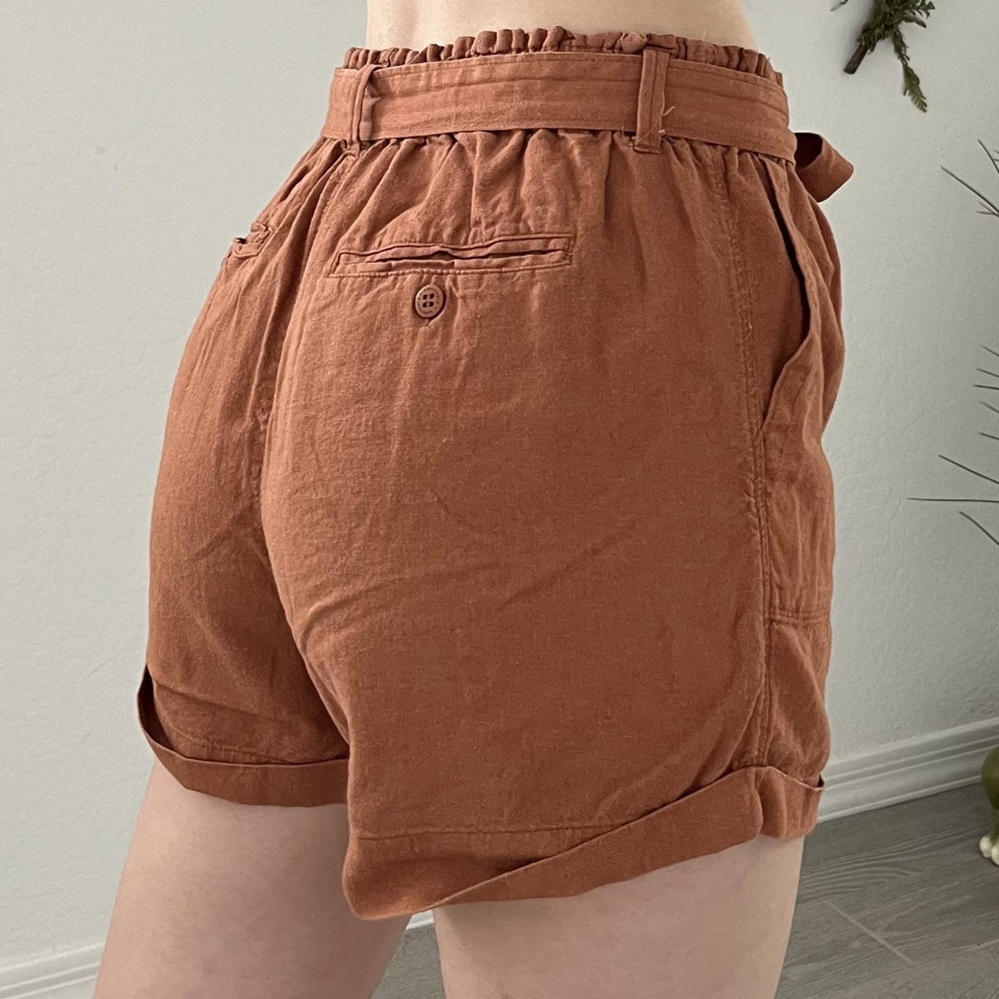 Granola Girl Linen Shorts