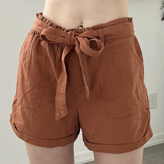 Granola Girl Linen Shorts