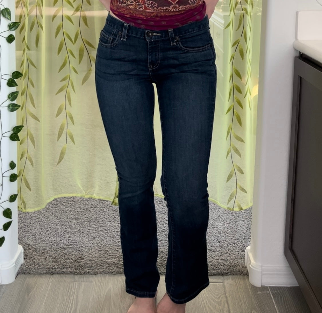 Dark-Wash Woman's Jeans