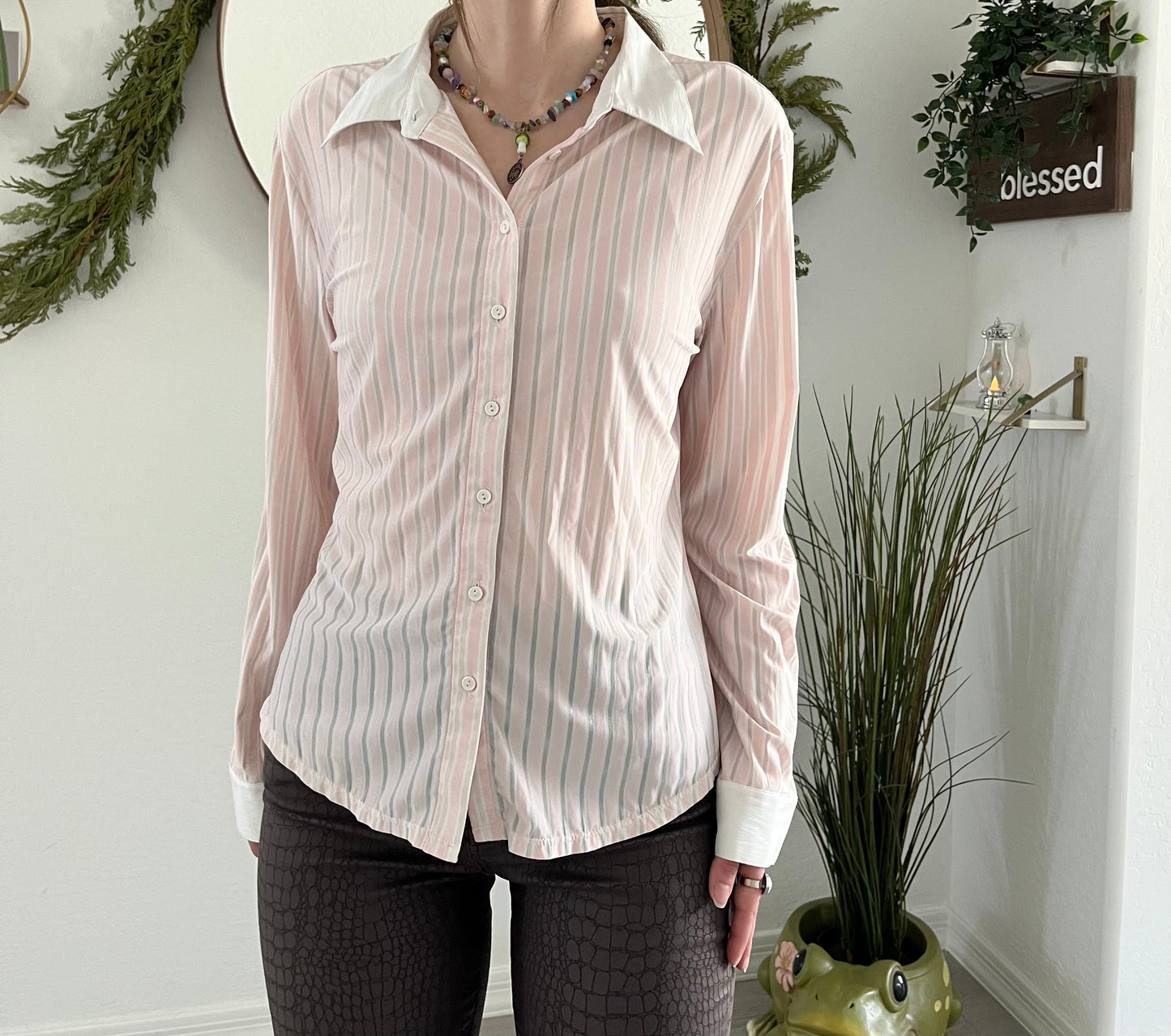 Striped Pastel Blouse