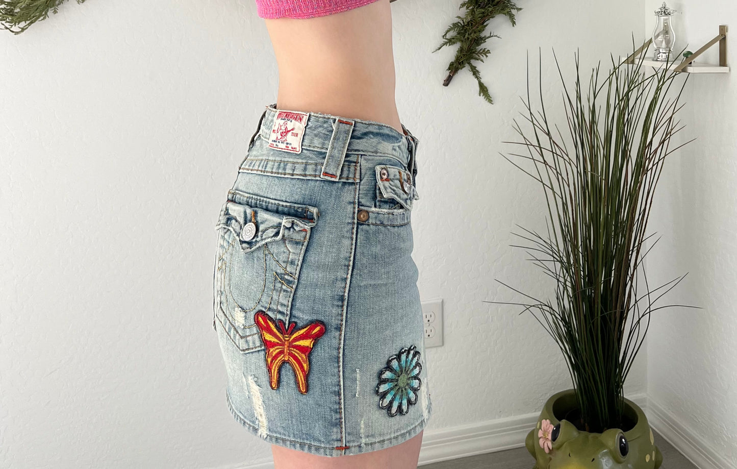 Vintage Jean Skirt