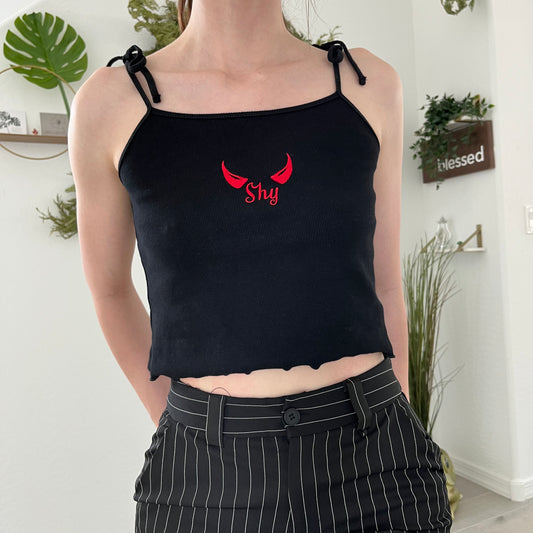 Shy Devil Cropped Cami