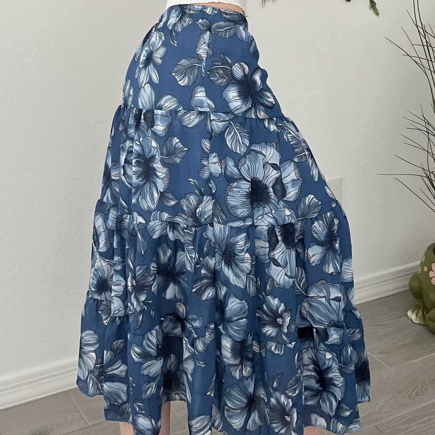 Blue Blossom Skirt